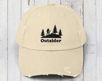 Gorra de béisbol desgastada: senderismo, aventura al aire libre, regalo para amantes de la montaña