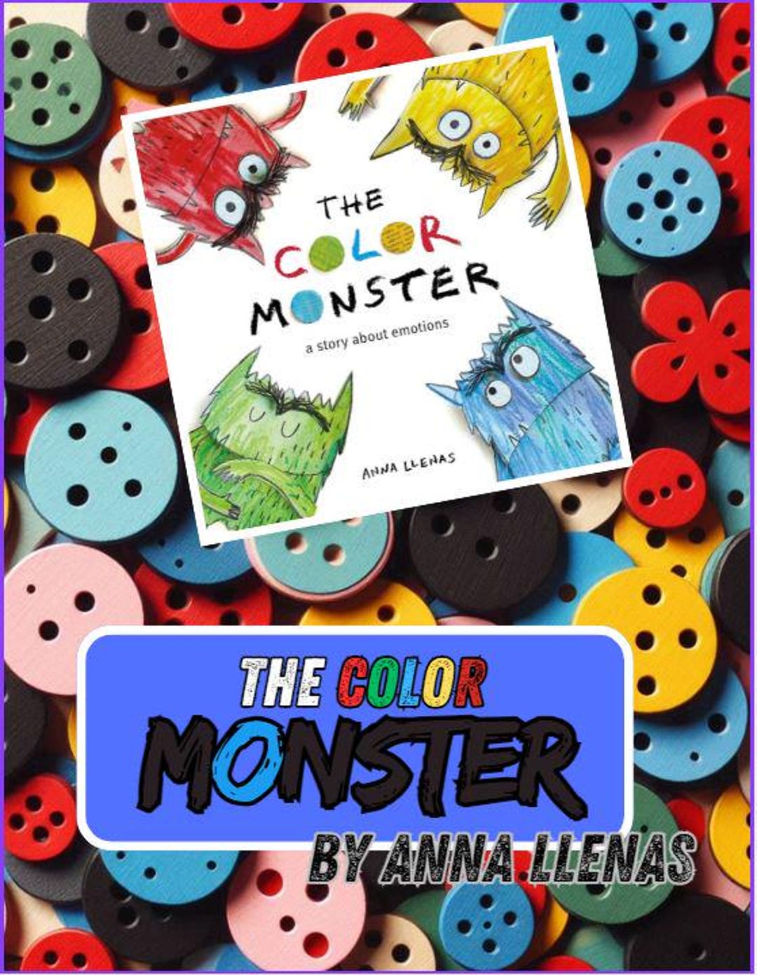The Color Monster by Anna Llenas-social Emotional Learning Lesson - Etsy