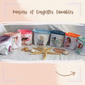 Basket and washable wipes