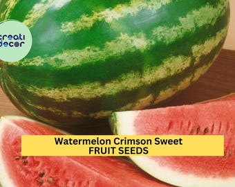 Cream Of Saskatchewan Watermelon Seeds – 8-12 LBS Melons, Free Shipping, 2026 Season