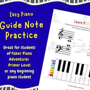 Easy Grand Staff Note Practice - For Beginner Piano Students