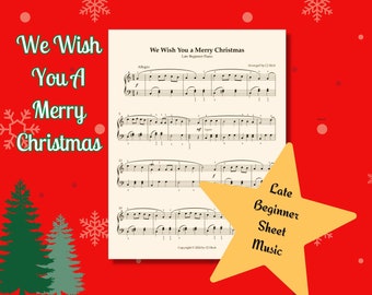 Christmas Songs Piano Sheet Music Free Printable - FREE Printable A-Z
