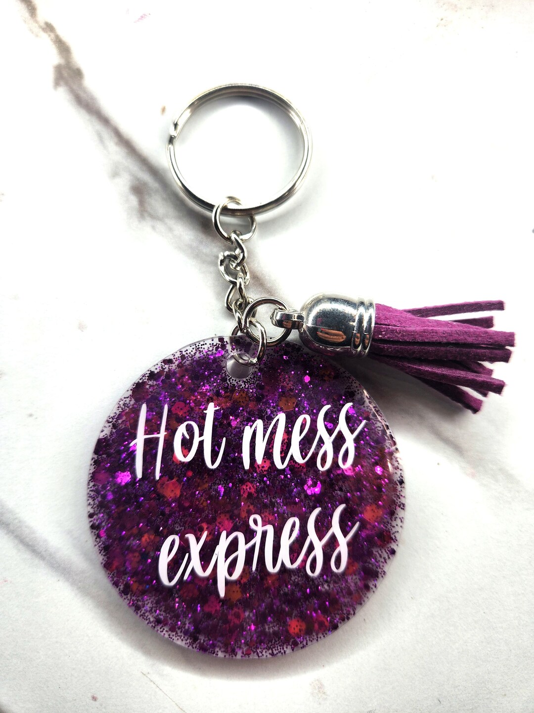 Hot Mess Express Keychain - Etsy