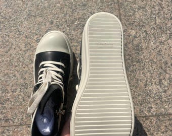 Rick Owens Shoes Genuine Leather Model High Top Thin Lace up