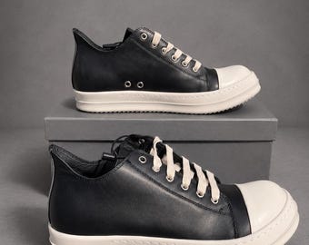 Rick Owens Black Socks Sneakers Size 39 / Men US 7 Women US 9 - Etsy