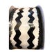 Black and White Ric Rac Ribbon: 2.5in X 10yd Wired Velvet Ribbon - Etsy