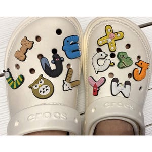 Custom Animal Letter Shoe Charms,3D Personalized Crocs Accessories,Handmade Jibbitz,Name Shoe Charms,Unique Clog Accessories