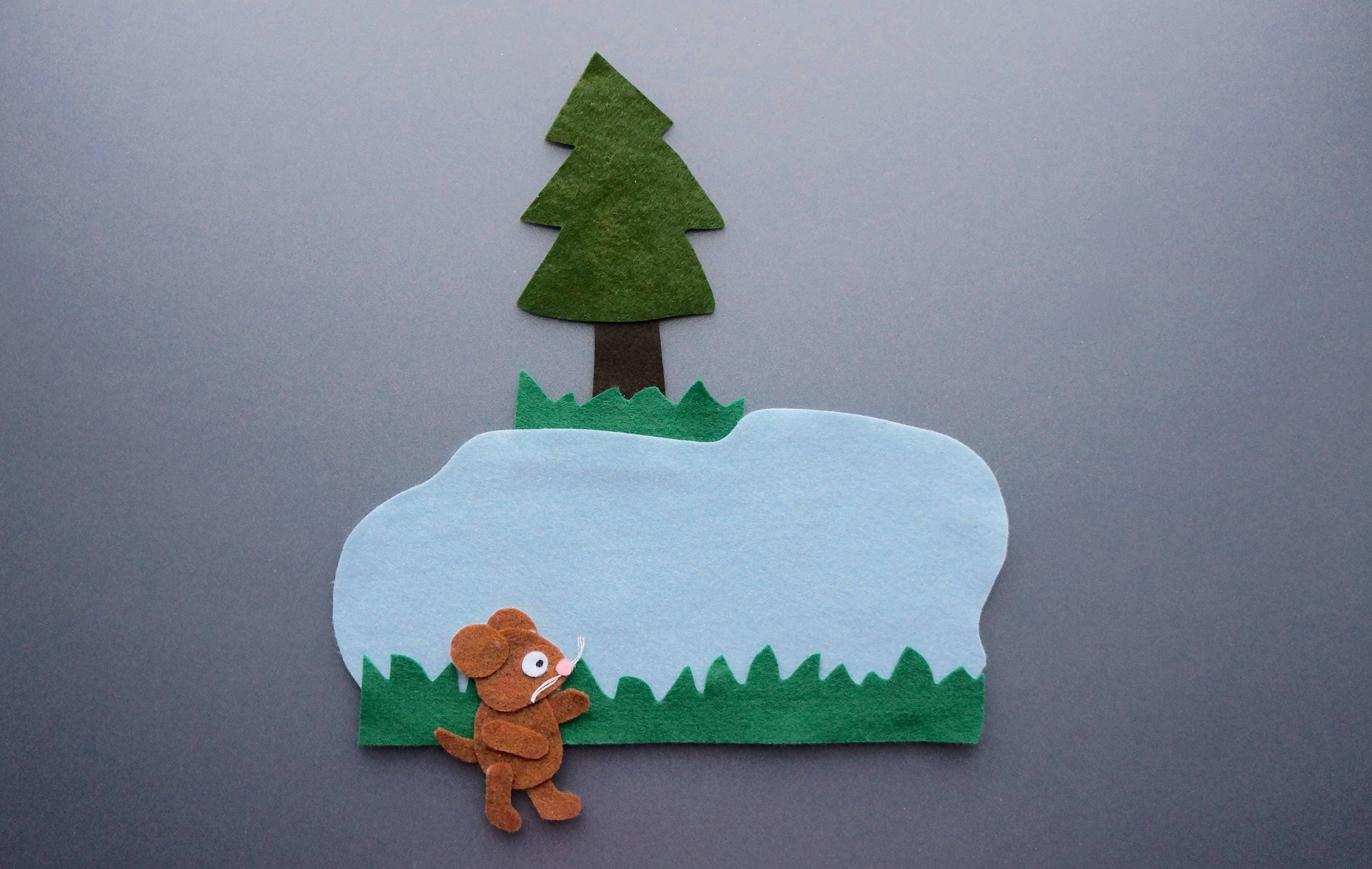 The Gruffalo Felt Story // Felt Stories // Flannel Board Story Etsy