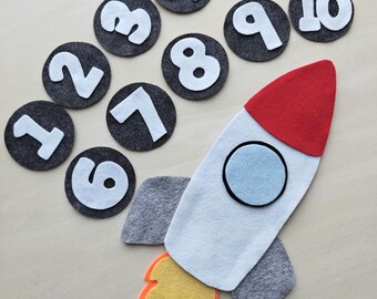ZOOM ZOOM ZOOM felt set felt rocketship felt story felt counting activity preschool resources storytime fun circletime fun counting activity