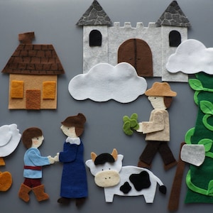 Jack and the Beanstalk Felt Story Felt Board Stories Circle Time Preschool stories