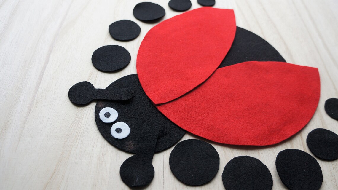 Ladybug With Spots Felt Story / Ladybug Flannel Story / Bug - Etsy Canada
