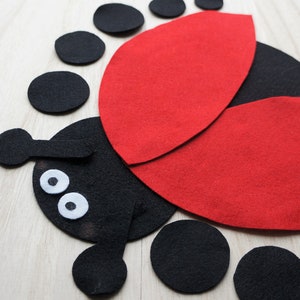 Ladybug With Spots Felt Story / Ladybug Flannel Story / Bug Theme ...