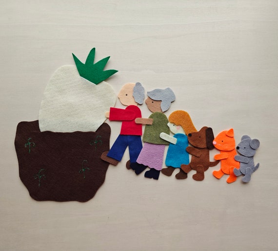 The Giant Turnip Felt Story Felt Stories Flannel Board Story Circle Time Preschool stories for teachers ECE Teachers resource