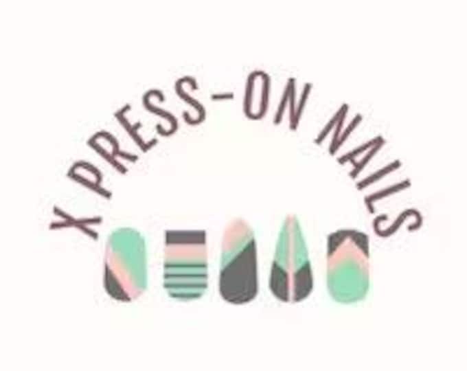 Custom-made for cosplay or events. Complete kit, all sizes included. Reusable, press-on nails, and false nails.