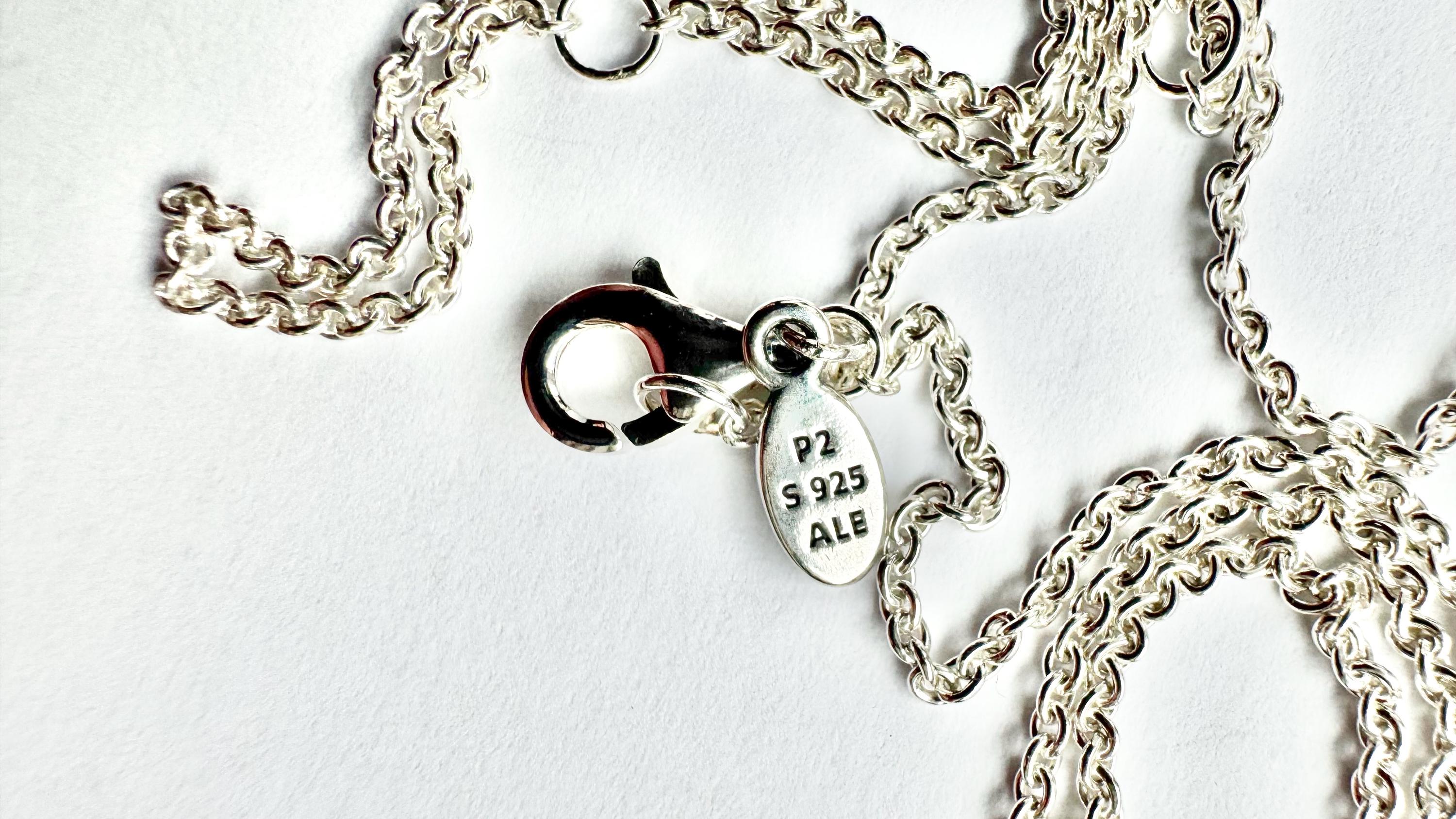 PANDORA silver925チェーンネックレス ◇Pandora SILVER925 チェーン