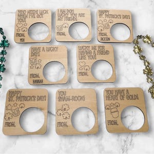 St. Patrick’s Day Play Doh Favor , Party Supplies, Personalized Kids Party Favor, Classroom Gift, Party Favor, PlayDough