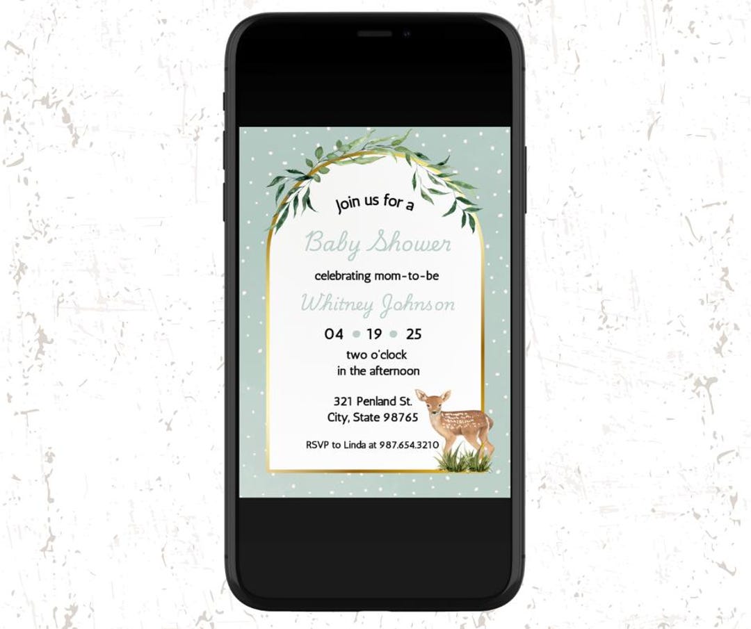 Light Green Fawn Baby Shower Digital Download Etsy light-green-fawn-baby-shower-digital-download-etsy