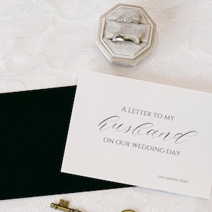 Carta a mi Esposo PLANTILLA / Carta al Novio / Carta de Boda / regalos para él / Regalo Personalizado / Detalles Minimalistas de Boda