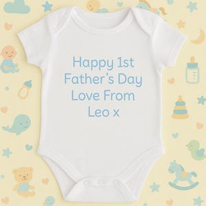 1st Father’s Day Baby Vest