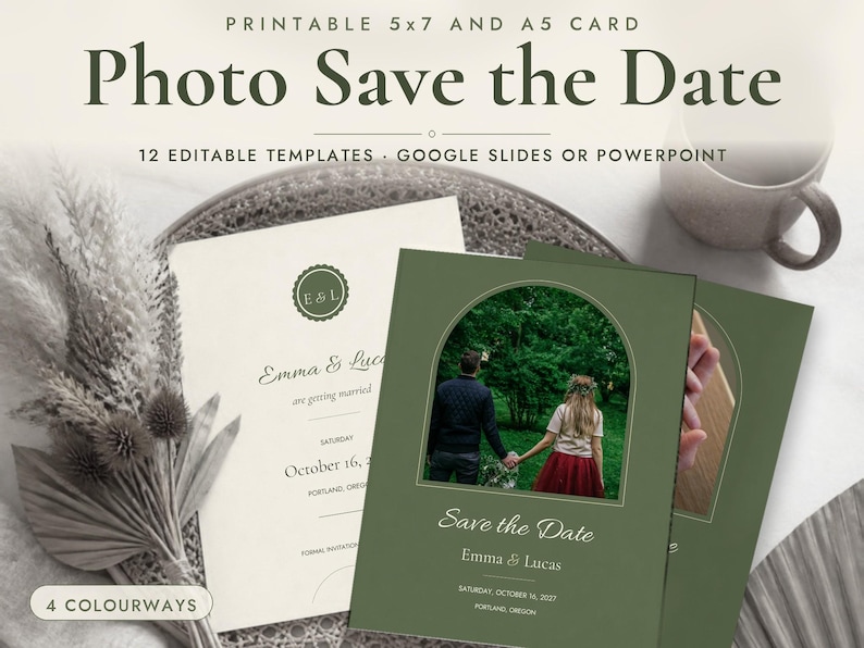 Photo Save the Date Template