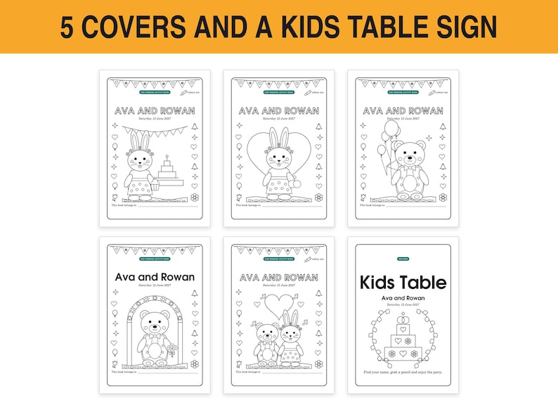 Kids Wedding Activity Pack, image 10