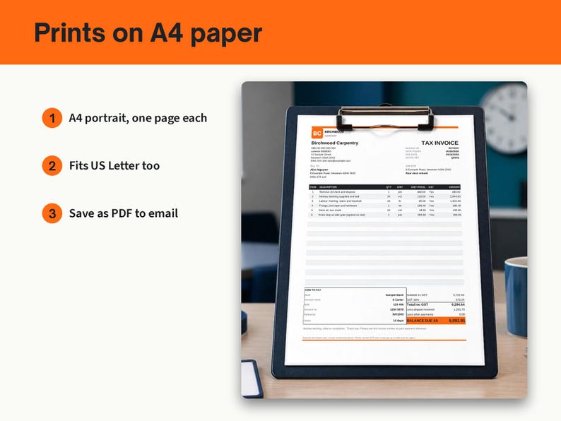 Invoice Template for Australian Tradies, image 15