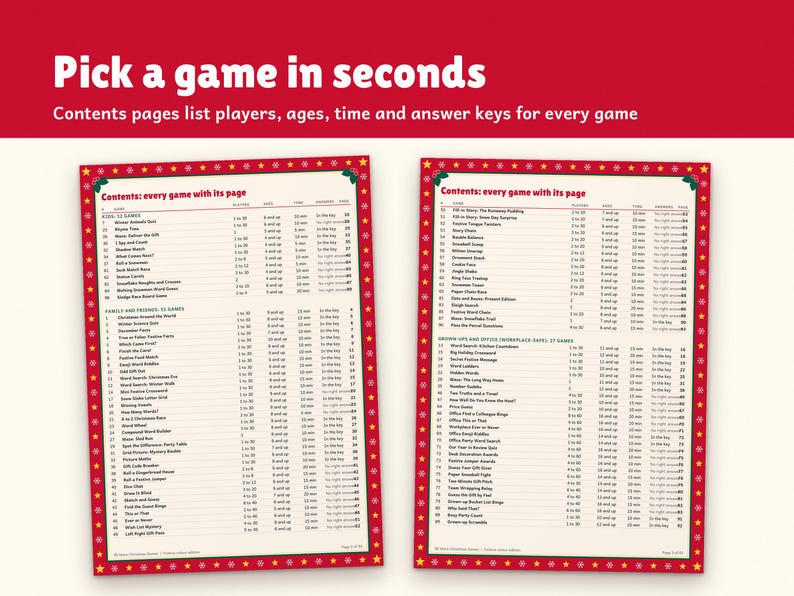Christmas Party Games Printable, image 8
