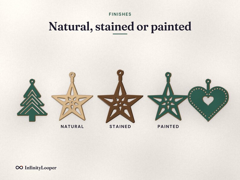Christmas Ornament SVG Laser Cut Files, image 9