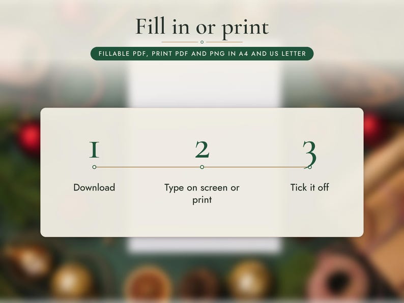 Christmas Dinner Planner Printable, image 10
