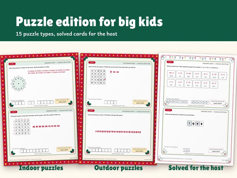 Christmas Scavenger Hunt for Kids Printable, image 5