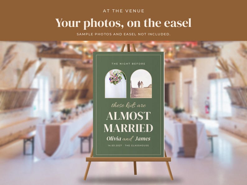 Rehearsal Dinner Sign Template, image 9