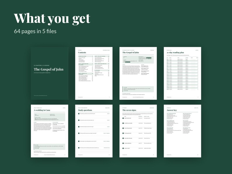 Gospel of John Bible Study Guide Printable, image 3