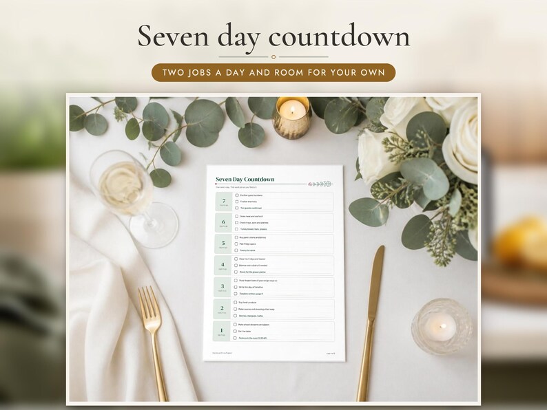 Christmas Dinner Planning Bundle, image 6