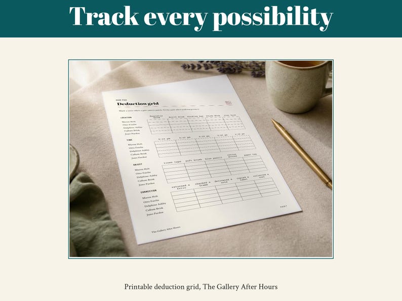 Detective Game Bundle for Adults, image 8