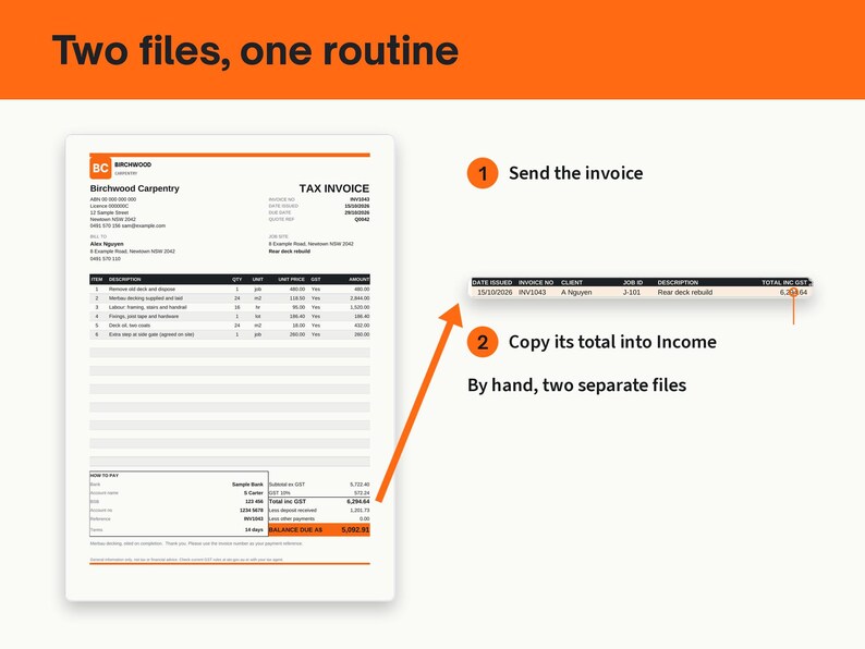 Invoice Template Bundle for Australian Tradies, image 7