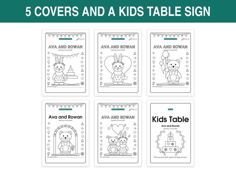 Kids Wedding Activity Book, image 11