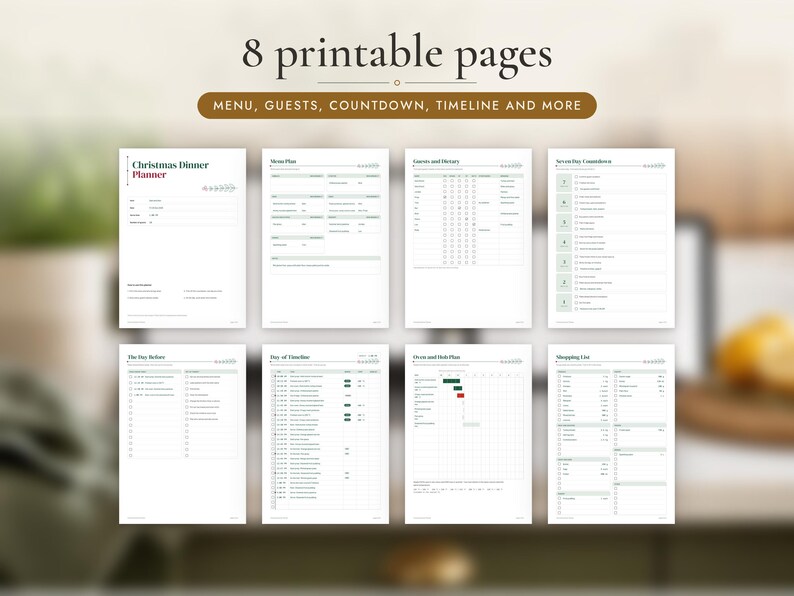 Christmas Dinner Planning Bundle, image 5