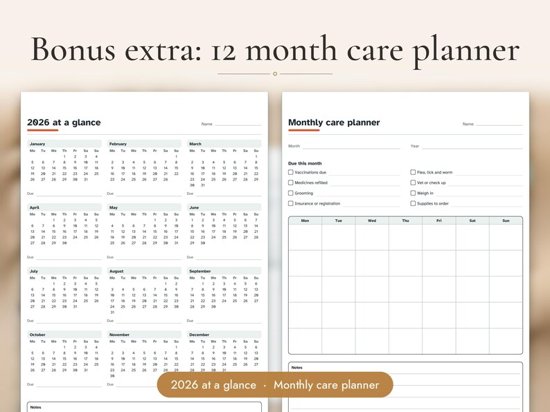 Dog Health Record Printable PDF, image 14