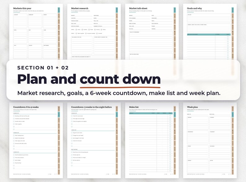 Craft Fair Planner Printable, image 3