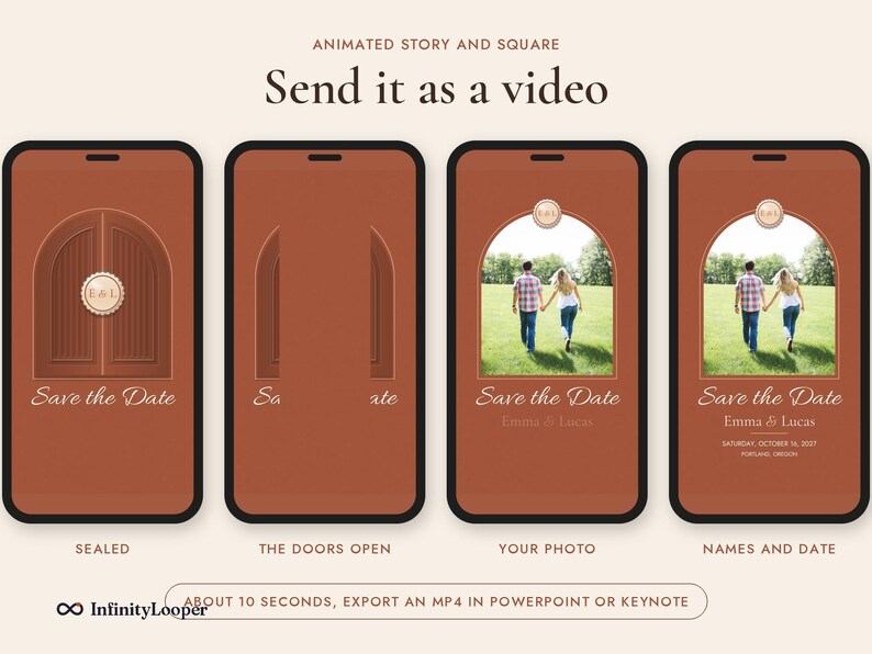 Animated Save the Date Video Template, image 3