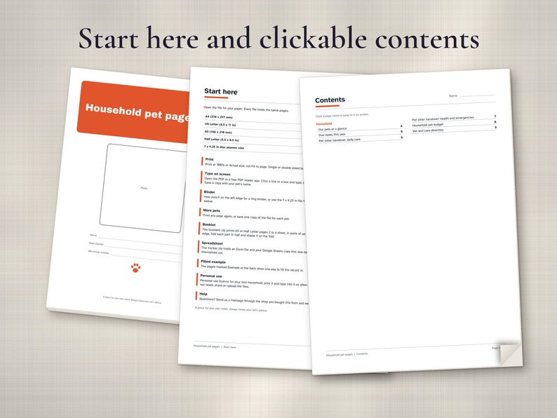 Pet Health Records Printable PDF Bundle, image 17