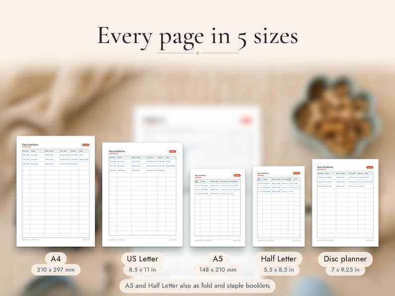 Dog Health Record Printable PDF, image 9