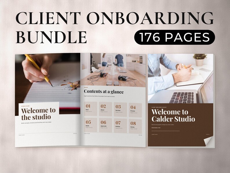 Freelancer Client Welcome Packet Template Bundle