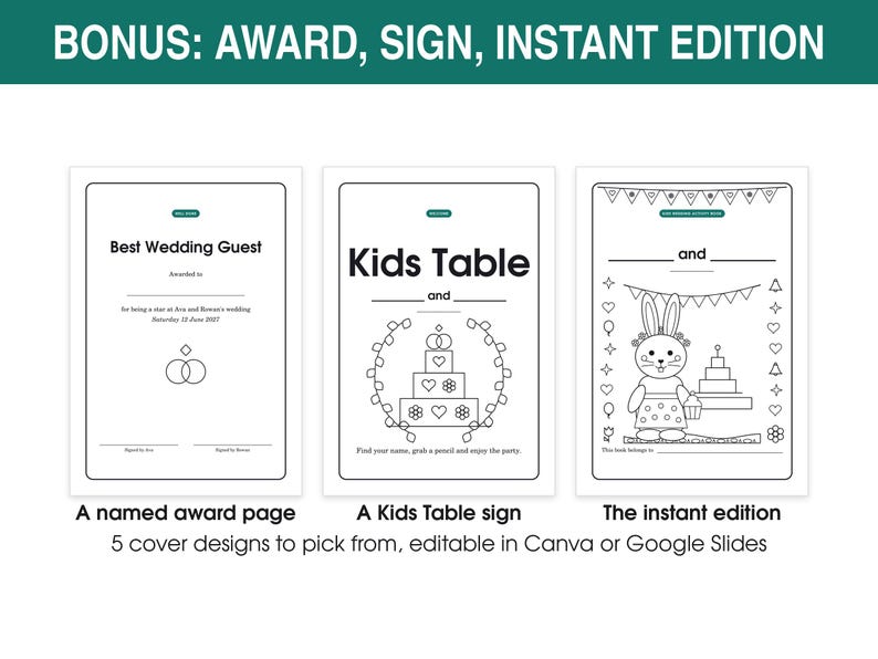 Kids Wedding Activity Book, image 14