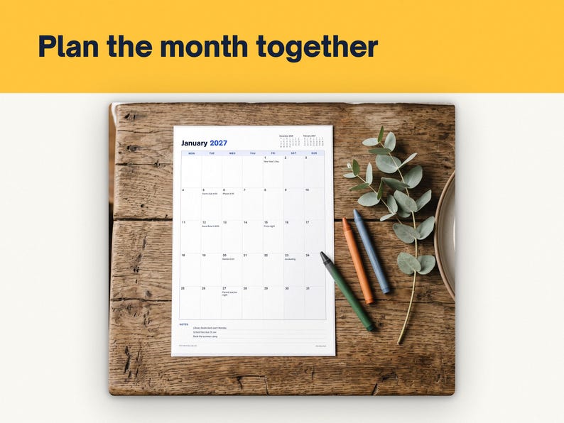 2027 Monthly Calendar Printable, image 15