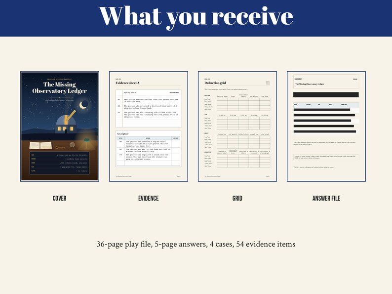 Printable Detective Game for Adults, image 4
