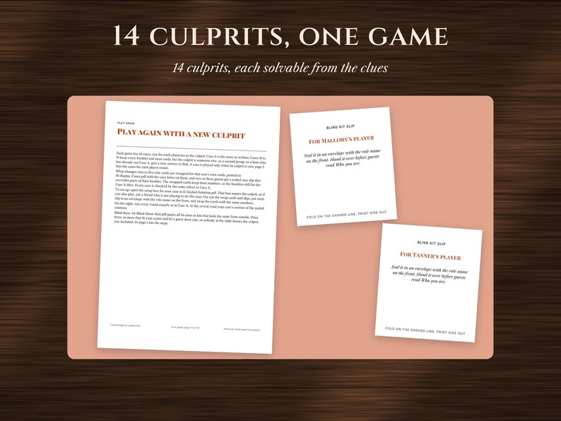 Murder Mystery Party Game for Adults, image 8