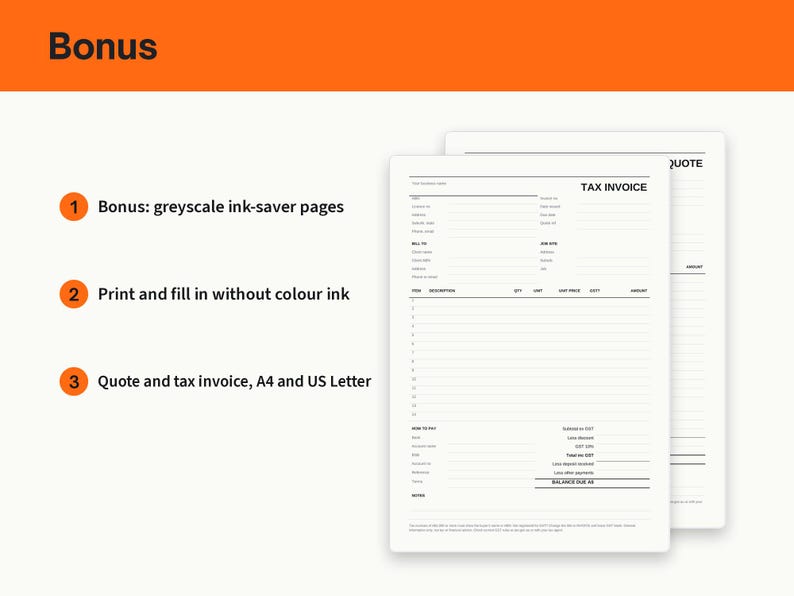 Invoice Template for Australian Tradies, image 12