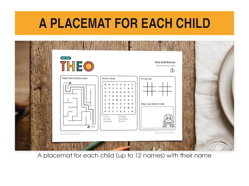 Kids Wedding Activity Pack, image 4