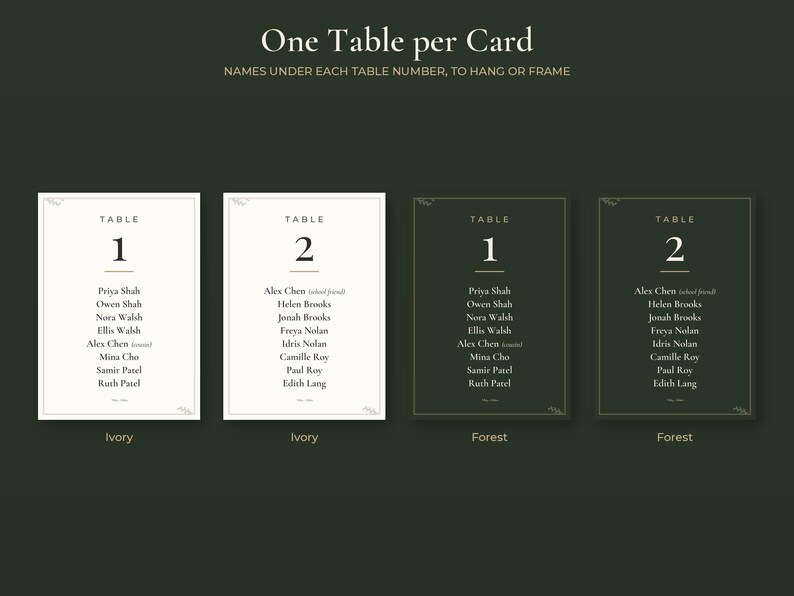 Wedding Seating Chart and Crossword Sign Bundle, image 6